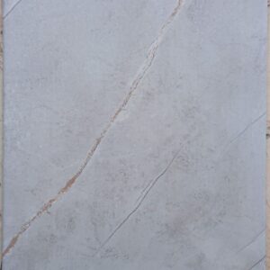 חיפוי קיר פורצלן אפור מבריק עם גידים 30/60